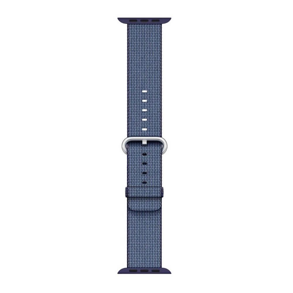 Оригинална текстилна каишка за Apple Watch 42мм, 44мм, 45мм, Ultra, Ultra 2 49мм - Apple Watch Woven Nylon Band Midnight Blue (син) | JAR Computers Оригинална текстилна каишка за Apple Watch 42мм, 44мм, 45мм, Ultra, Ultra 2 49мм - Apple Watch Woven Nylon Band Midnight Blue (син)