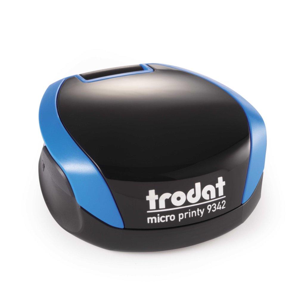 Печат Trodat Micro Printy 9342, джобен, кръгъл, D42, син тампон | JAR Computers Печат Trodat Micro Printy 9342, джобен, кръгъл, D42, син тампон