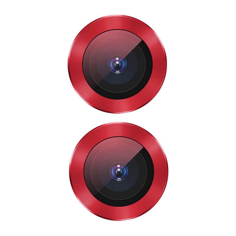 Предпазни стъклени лещи за камерата на iPhone 11 - Baseus Alloy Protection Ring Lens Film (SGAPIPH61S-AJT09) (червен) | JAR Computers Предпазни стъклени лещи за камерата на iPhone 11 - Baseus Alloy Protection Ring Lens Film (SGAPIPH61S-AJT09) (червен)
