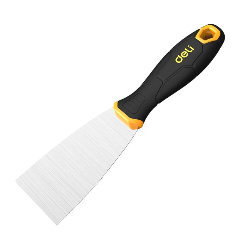 Шпатула Deli TOOLS EDL-HD2, 2" / 50 х 12 мм, неръждаема стомана, жълта | JAR Computers Шпатула Deli TOOLS EDL-HD2, 2" / 50 х 12 мм, неръждаема стомана, жълта