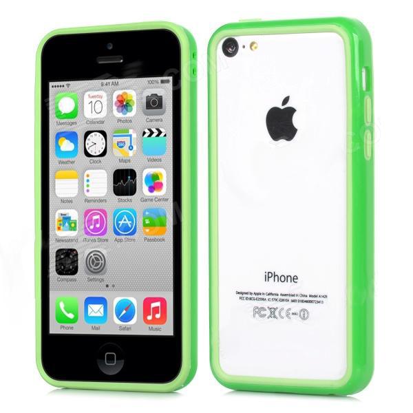 Силиконов бъмпер за iPhone 5C - TPU Bumper Frame (зелен) | JAR Computers Силиконов бъмпер за iPhone 5C - TPU Bumper Frame (зелен)