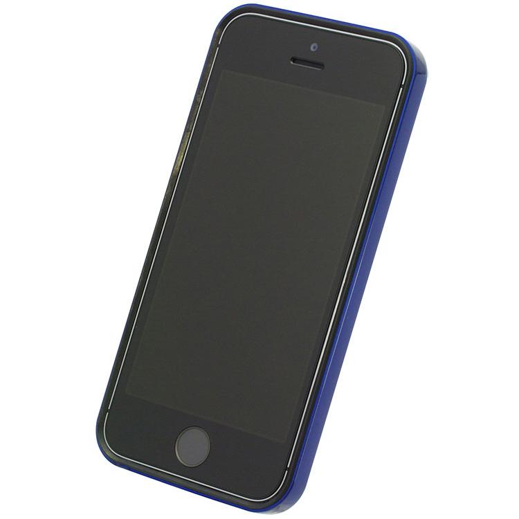 Силиконов бъмпер за iPhone 5S, iPhone 5, iPhone SE - Power Support Flat Bumper (син) | JAR Computers Силиконов бъмпер за iPhone 5S, iPhone 5, iPhone SE - Power Support Flat Bumper (син)