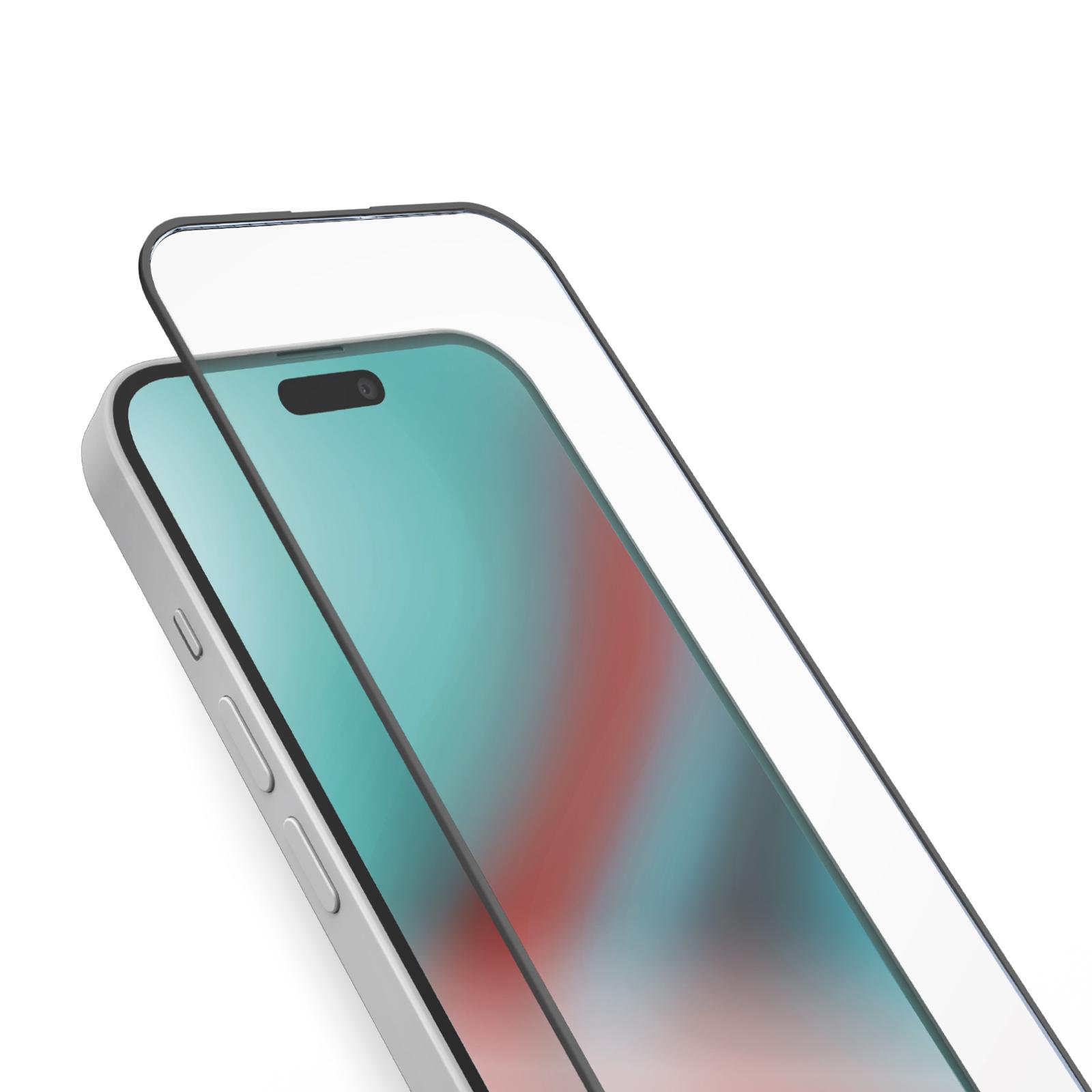 Стъклен протектор SBS 86197, Full Cover Glass, iPhone 16 / iPhone 15