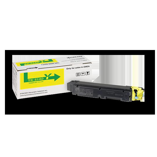 Тонер касета KYOCERA Yellow TK-5140Y за ECOSYS P6130cdn/M6x30cdn, 5000 к. | JAR Computers Тонер касета KYOCERA Yellow TK-5140Y за ECOSYS P6130cdn/M6x30cdn, 5000 к.