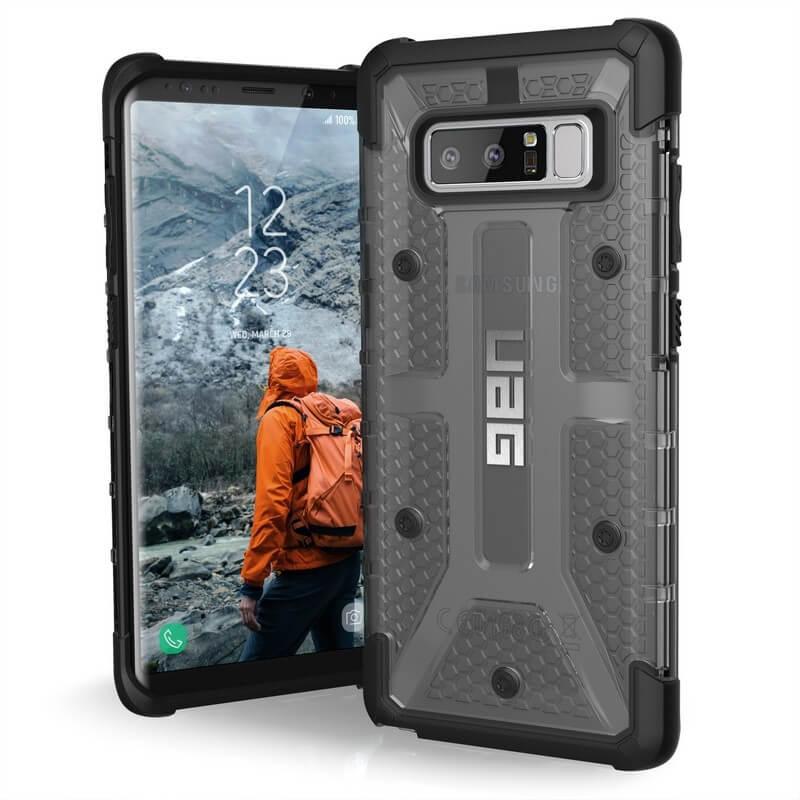 Удароустойчив хибриден кейс за Samsung Galaxy Note 8 - Urban Armor Gear Plasma (черен-прозрачен) | JAR Computers Удароустойчив хибриден кейс за Samsung Galaxy Note 8 - Urban Armor Gear Plasma (черен-прозрачен)