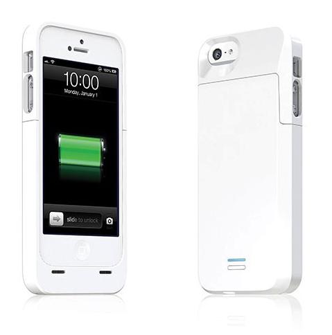 Външна батерия и кейс за iPhone 5, iPhone 5S, iPhone SE - Tunewear Tunemax Energy Jacket (бял) | JAR Computers Външна батерия и кейс за iPhone 5, iPhone 5S, iPhone SE - Tunewear Tunemax Energy Jacket (бял)