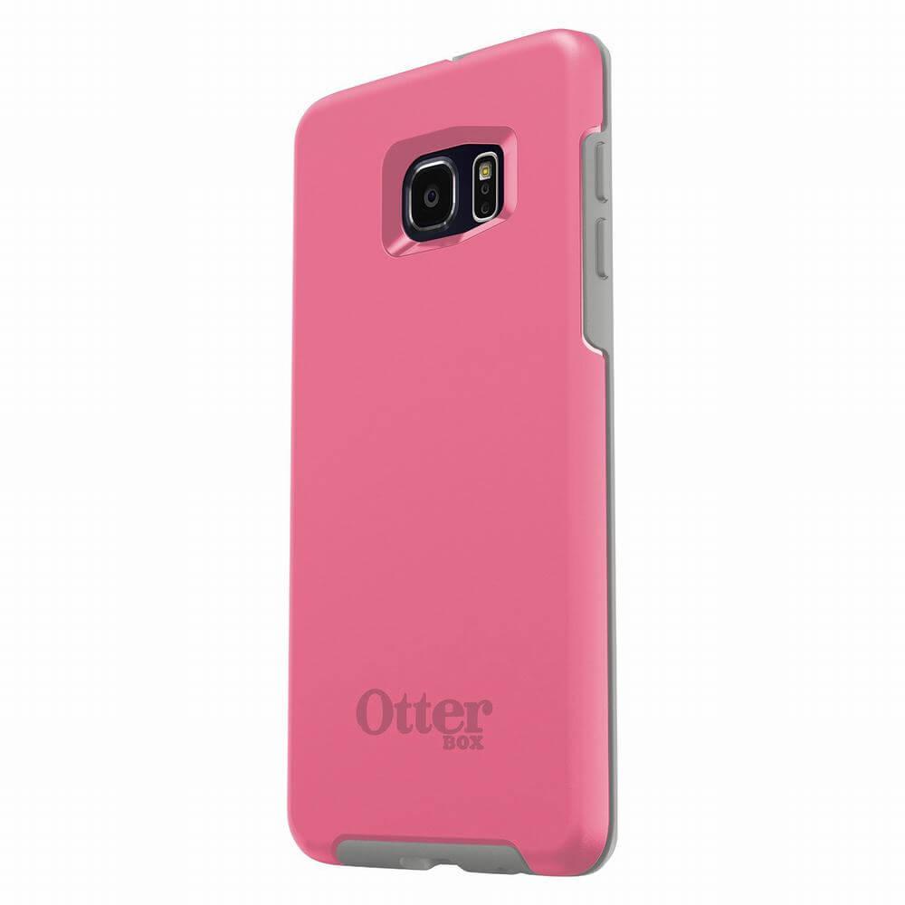 Хибриден кейс с висока защита за Samsung Galaxy S6 Edge Plus - Otterbox Symmetry Case (розов) | JAR Computers Хибриден кейс с висока защита за Samsung Galaxy S6 Edge Plus - Otterbox Symmetry Case (розов)