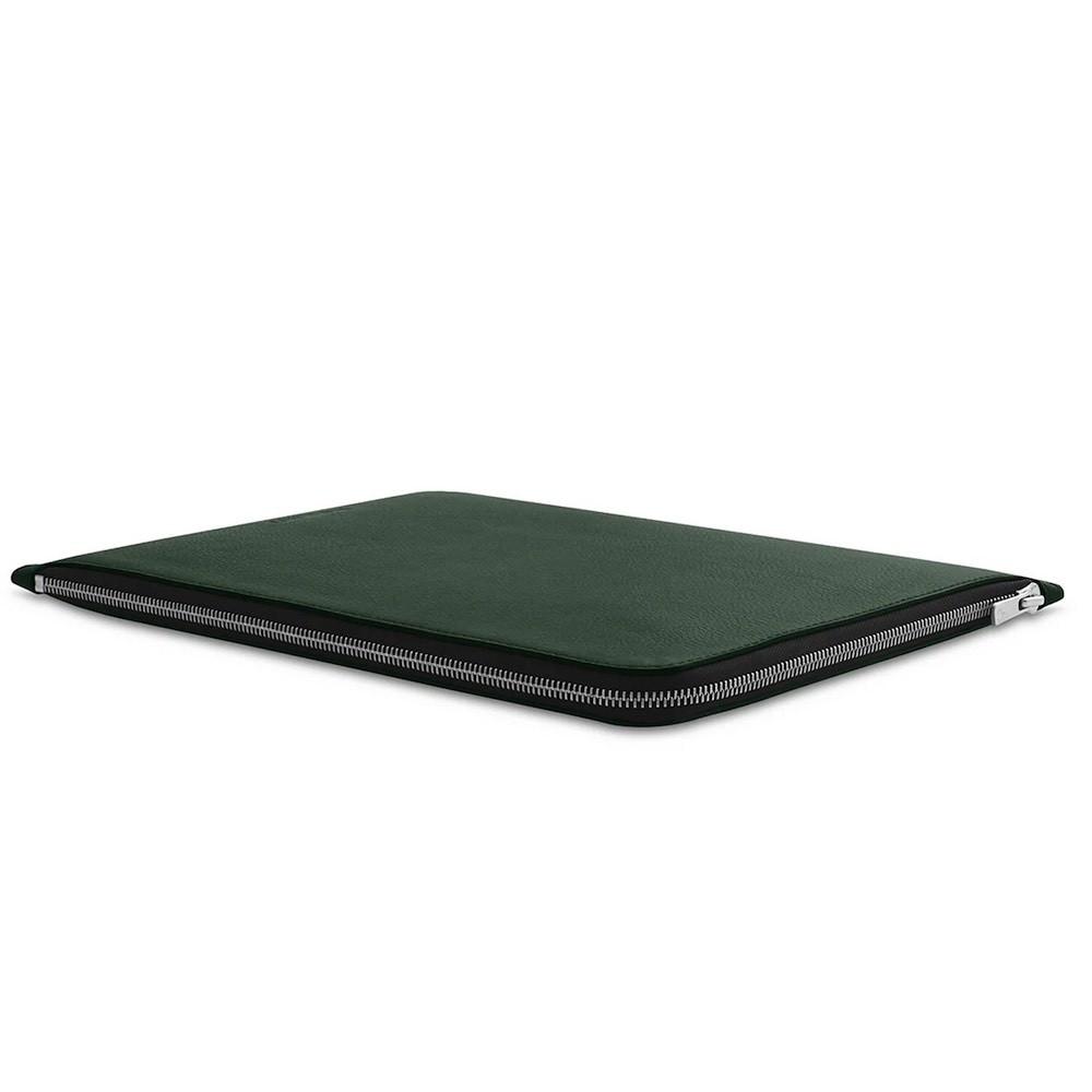 Луксозен кожен (естествена кожа) калъф с цип за MacBook Pro 14 (2021) - Woolnut Leather Folio Sleeve (зелен) | JAR Computers Луксозен кожен (естествена кожа) калъф с цип за MacBook Pro 14 (2021) - Woolnut Leather Folio Sleeve (зелен)