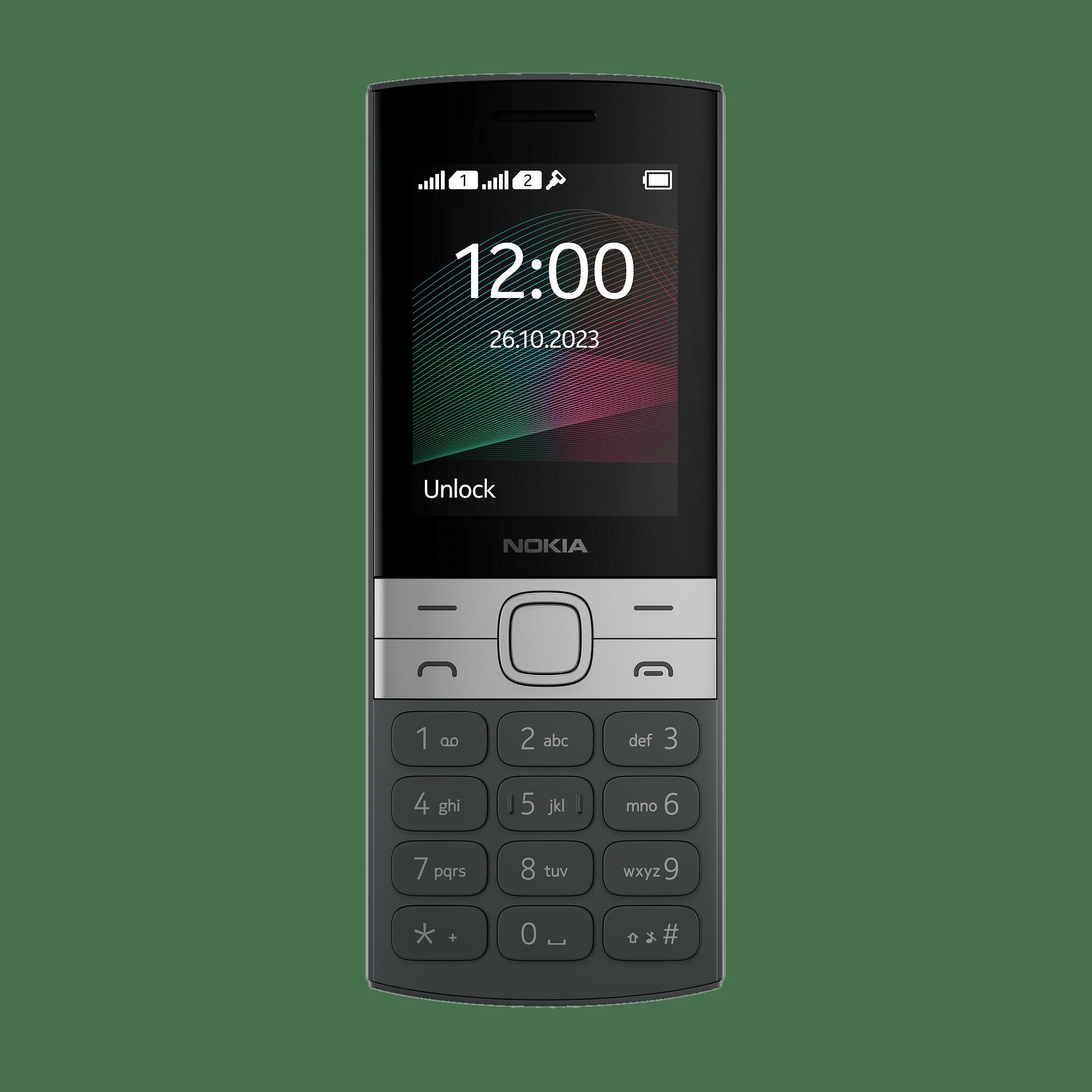 Мобилен телефон Nokia 150 Dual Sim 2023, Черен