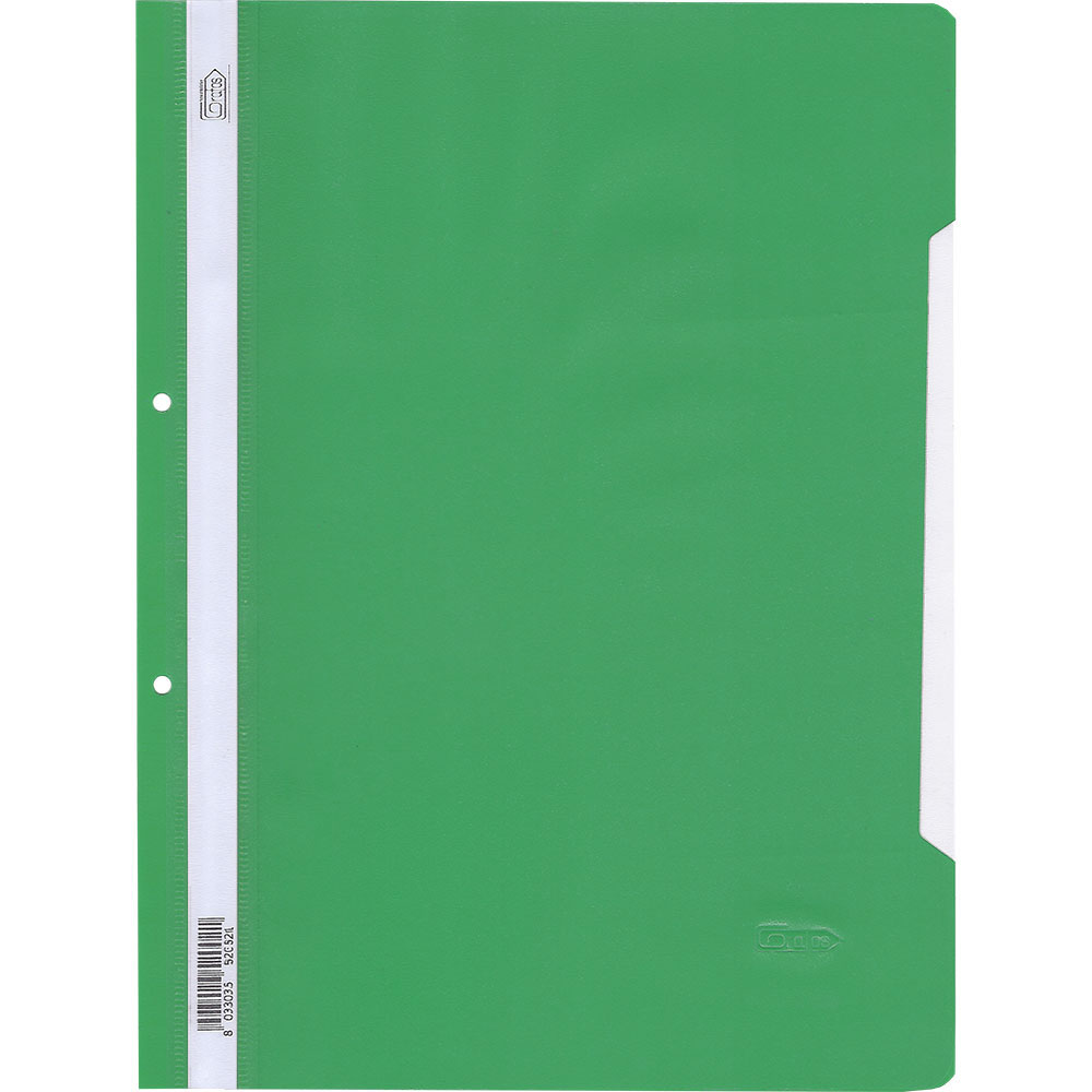 Папка PVC с перф. Grafos Color зелен