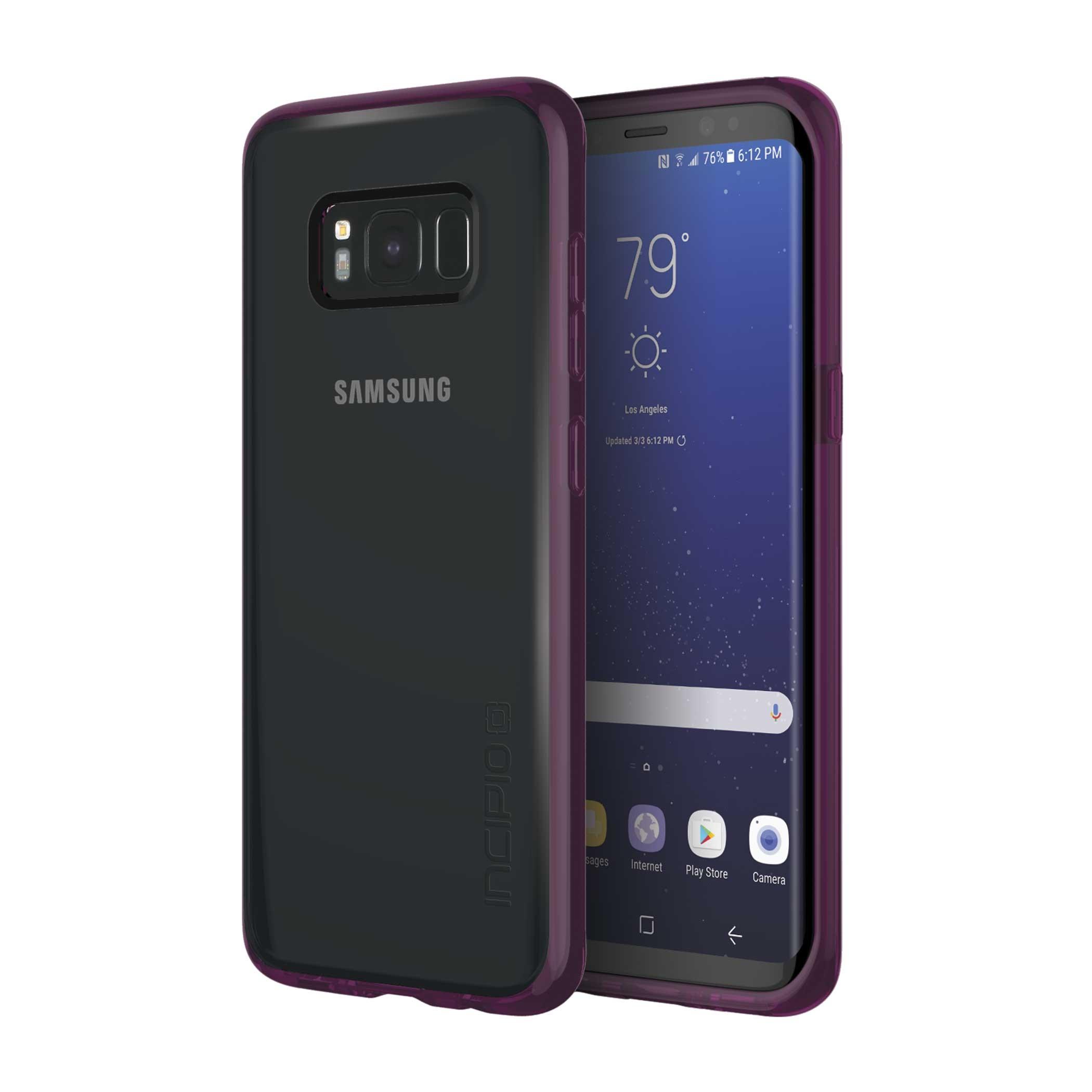 Удароустойчив хибриден кейс за Samsung Galaxy S8 - Incipio Octane Pure Case (лилав-прозрачен) | JAR Computers Удароустойчив хибриден кейс за Samsung Galaxy S8 - Incipio Octane Pure Case (лилав-прозрачен)