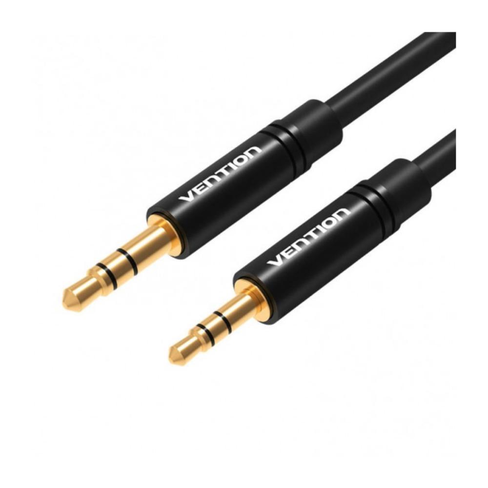 VENTION 3.5mm Male to 2.5mm Male Audio Cable 1.5M Black Metal Type (BALBG) (VENBALBG) | JAR Computers VENTION 3.5mm Male to 2.5mm Male Audio Cable 1.5M Black Metal Type (BALBG) (VENBALBG)