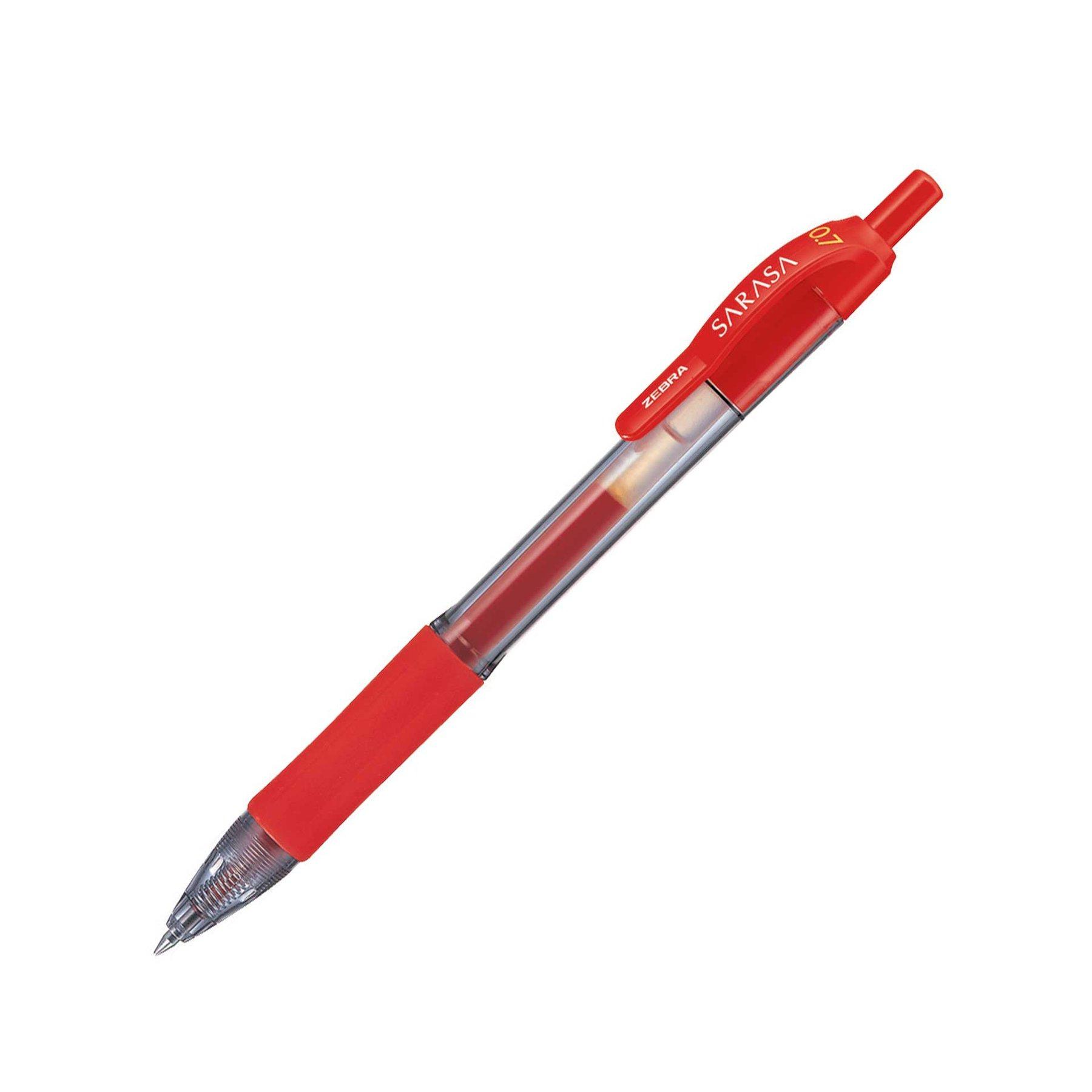 Zebra Гел ролер Sarasa Dry X20, автоматичен, 0.7 mm, червен