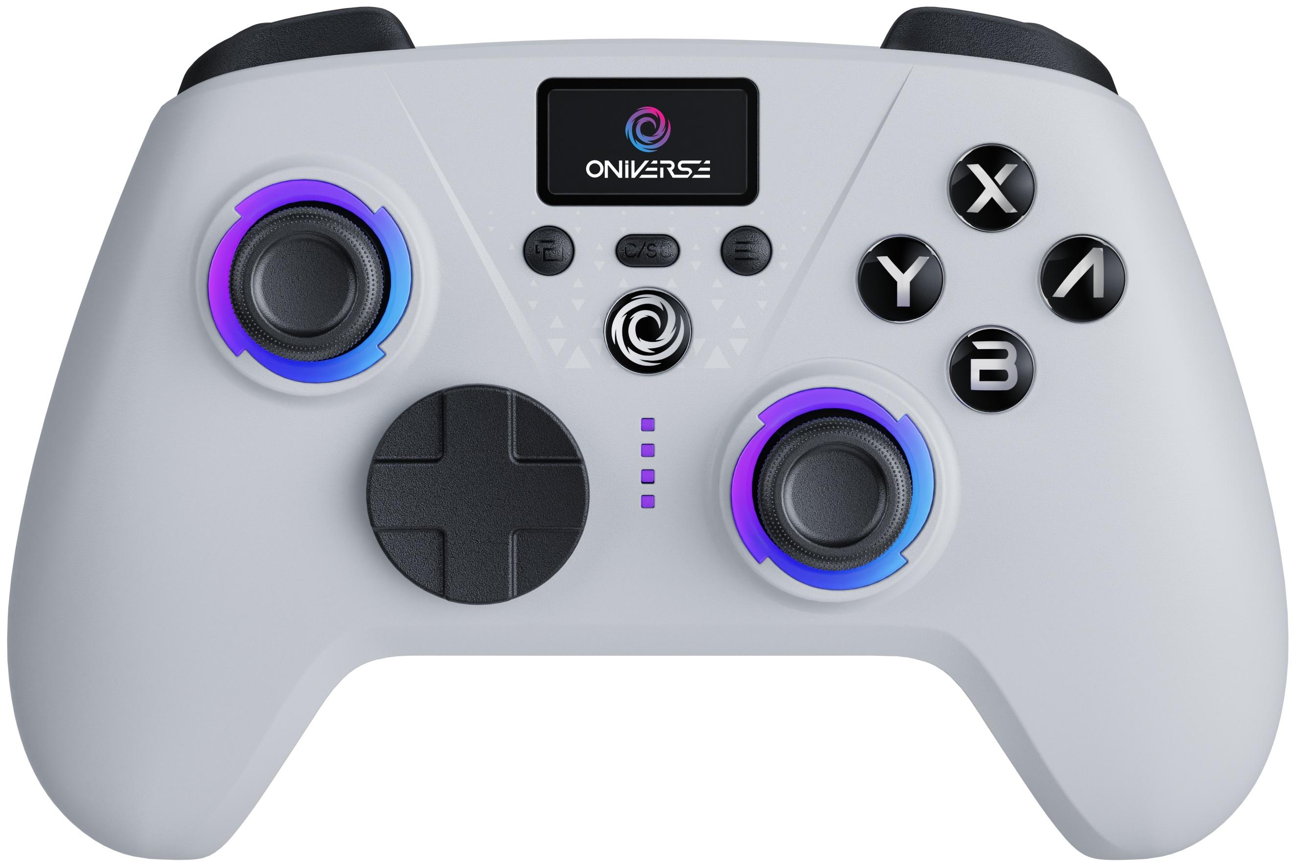 Безжичен контролер Oniverse - Aura, бял (Switch/PC/Android/IOS) | JAR Computers Безжичен контролер Oniverse - Aura, бял (Switch/PC/Android/IOS)