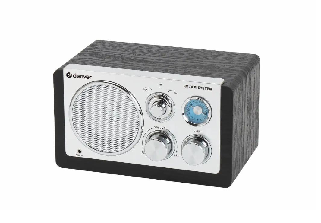 Denver TR-63B AM/FM аналогово радио с AUX вход BLACK | JAR Computers Denver TR-63B AM/FM аналогово радио с AUX вход BLACK