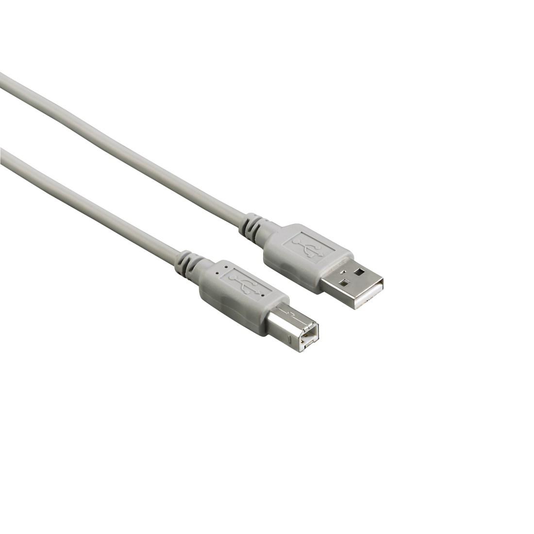 Hama 00200901 USB кабел USB 2.0 3 м USB A USB B 0,48 Гбит/с | JAR Computers Hama 00200901 USB кабел USB 2.0 3 м USB A USB B 0,48 Гбит/с