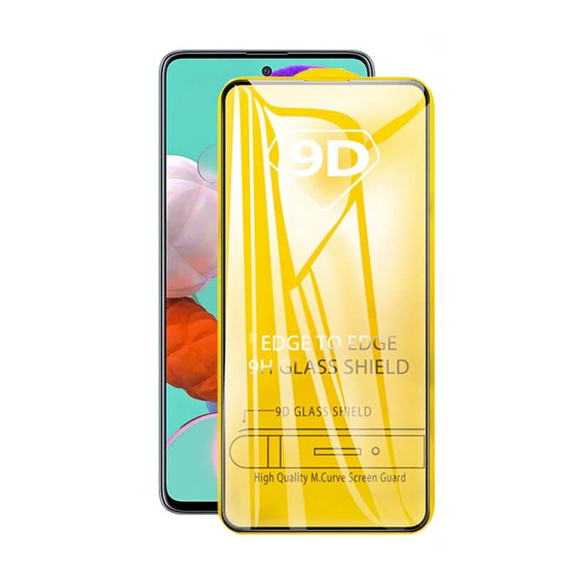 Обхващащо и ръбовете стъклено защитно покритие за дисплея на Samsung Galaxy A51 - Premium Full Glue 9D Edge to Edge Tempered Glass (черен) | JAR Computers Обхващащо и ръбовете стъклено защитно покритие за дисплея на Samsung Galaxy A51 - Premium Full Glue 9D Edge to Edge Tempered Glass (черен)