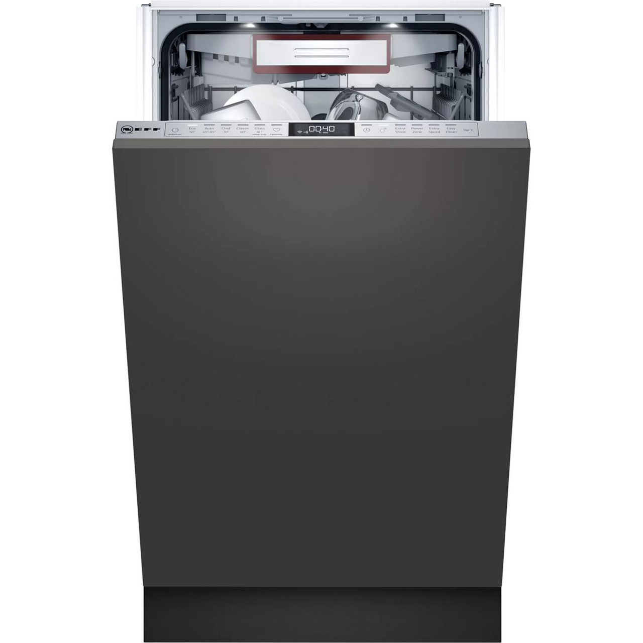 Съдомиялна машина за вграждане NEFF S897ZM800E(ST) , 10 комплекта, 450 Ш, мм, C