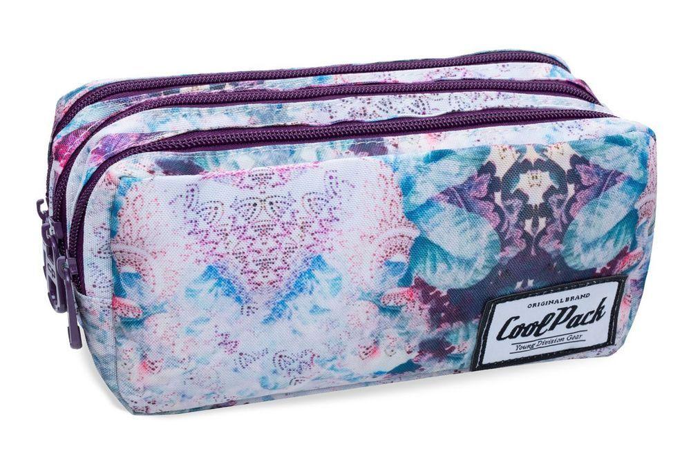 Ученически несесер с три ципа COOLPACK - PRIMUS - DREAM CLOUDS