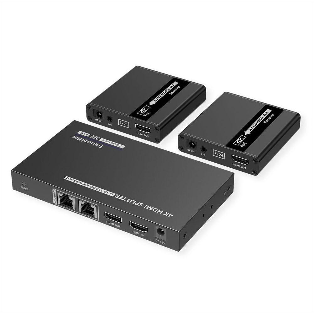 VALUE 14.99.3464 :: HDMI сплитер 1x3 с екстендер 1x2 по Ethernet, 40 м | JAR Computers VALUE 14.99.3464 :: HDMI сплитер 1x3 с екстендер 1x2 по Ethernet, 40 м