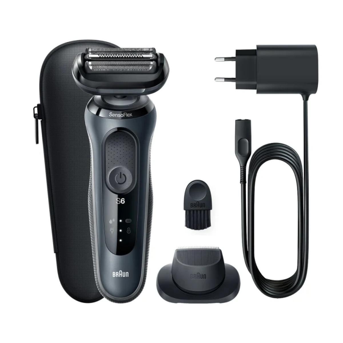 Braun Series 6 61-N1200s Foil shaver Trimmer Black | JAR Computers Braun Series 6 61-N1200s Foil shaver Trimmer Black