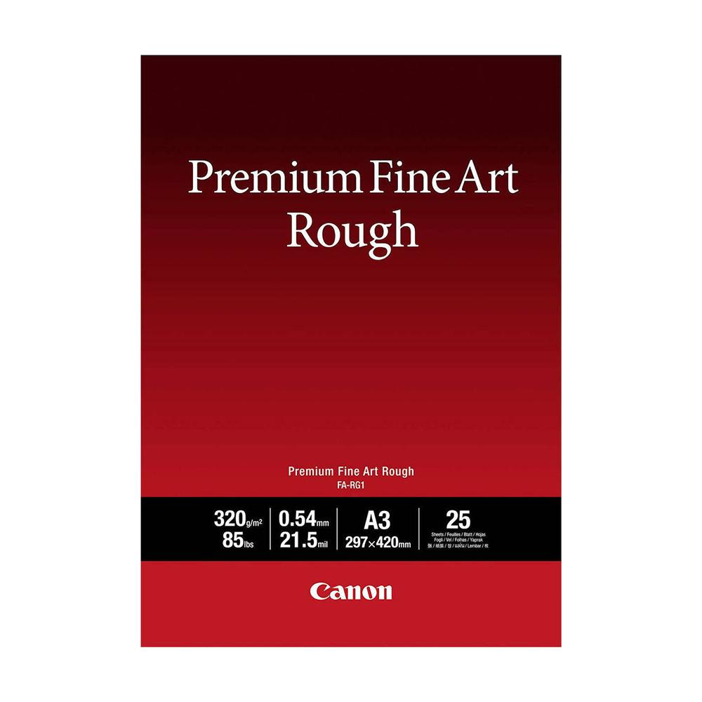 Canon FA-RG1 Photo Paper Premium Fine Art Smooth A3 320gr/m² for Printers Inkjet 25 Sheets (4562C003) (CANFA-RG1A3)