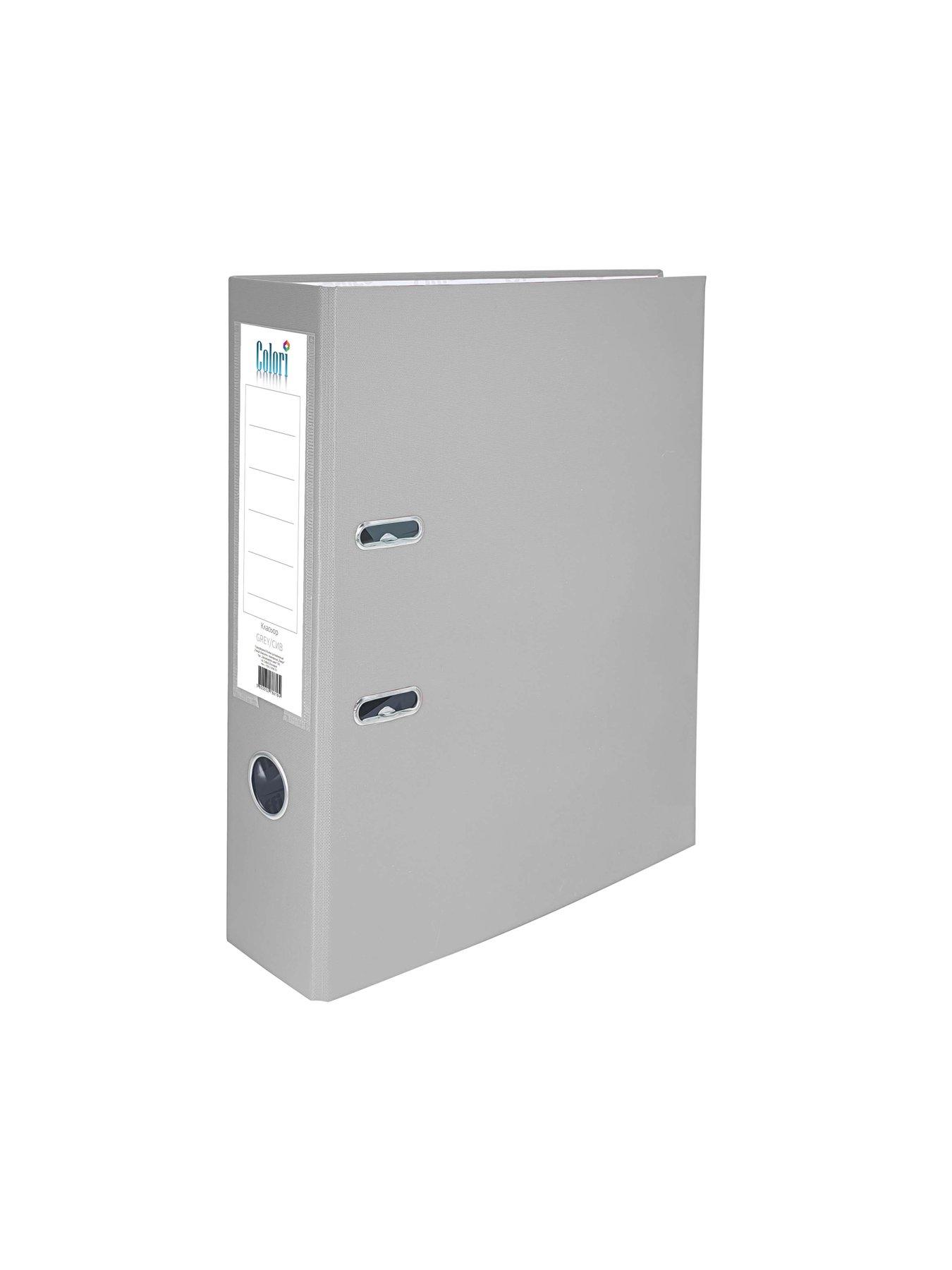 Colori Класьор, 8 cm, PP, без метален кант, сив | JAR Computers Colori Класьор, 8 cm, PP, без метален кант, сив