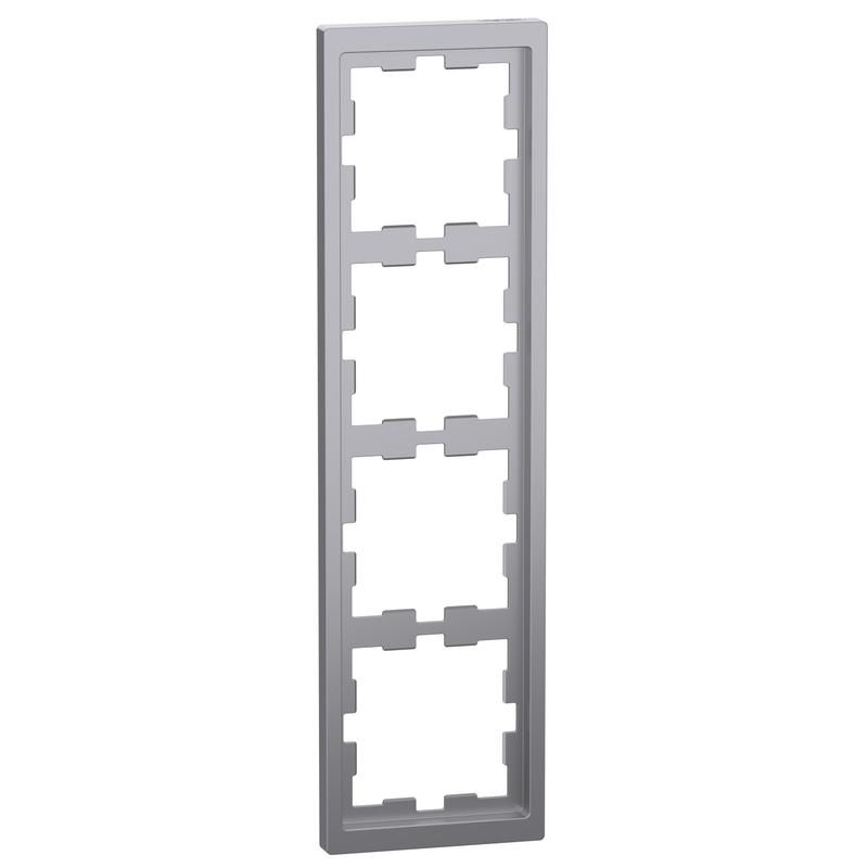 Декоративна рамка 5x цвят Неръждаема стомана System D-Life - Schneider Electric Merten System Design MEG4040-6536 | JAR Computers Декоративна рамка 5x цвят Неръждаема стомана System D-Life - Schneider Electric Merten System Design MEG4040-6536