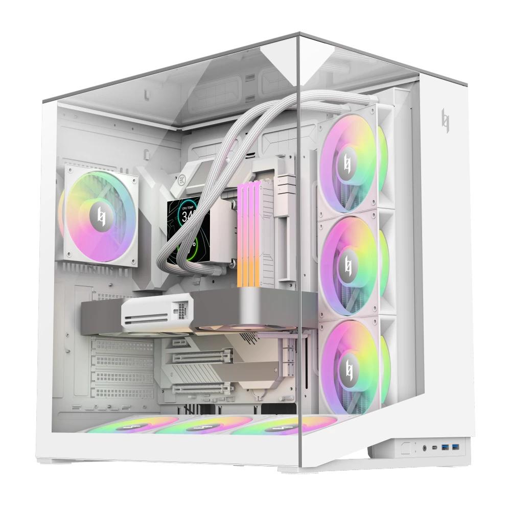 Gamemax кутия Case ATX - NEX C56 VC WH | JAR Computers Gamemax кутия Case ATX - NEX C56 VC WH
