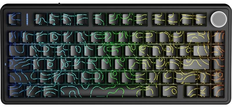 Геймърска механична клавиатура Aula - F75HE, магнитни суичове Black King, RGB, черна | JAR Computers Геймърска механична клавиатура Aula - F75HE, магнитни суичове Black King, RGB, черна