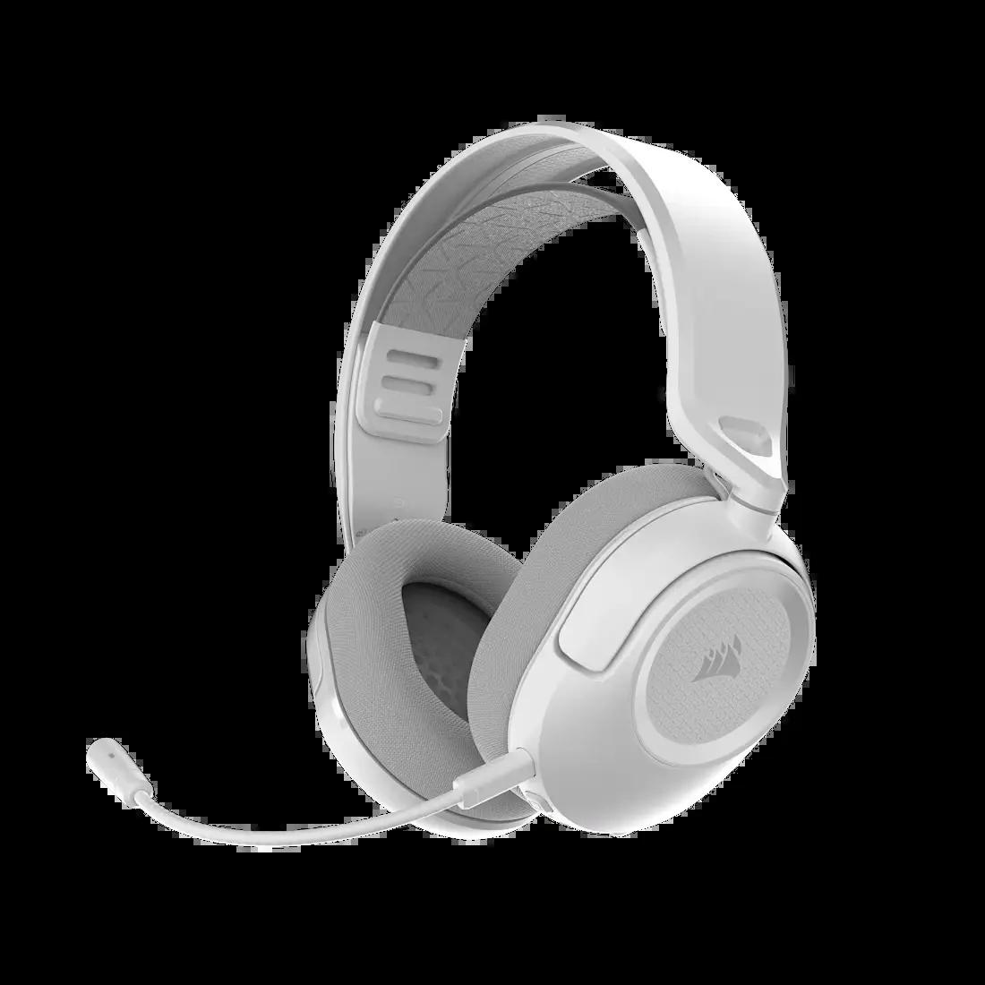 Геймърски безжични слушалки Corsair HS35 v3 - White
