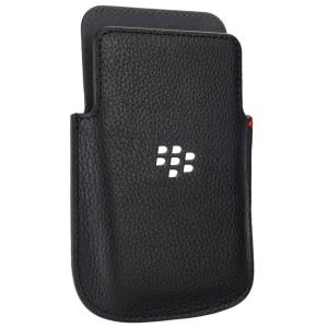 Калъф от естествена кожа за BlackBerry Q5 - BlackBerry Leather Pocket ACC-54681 (черен) | JAR Computers Калъф от естествена кожа за BlackBerry Q5 - BlackBerry Leather Pocket ACC-54681 (черен)