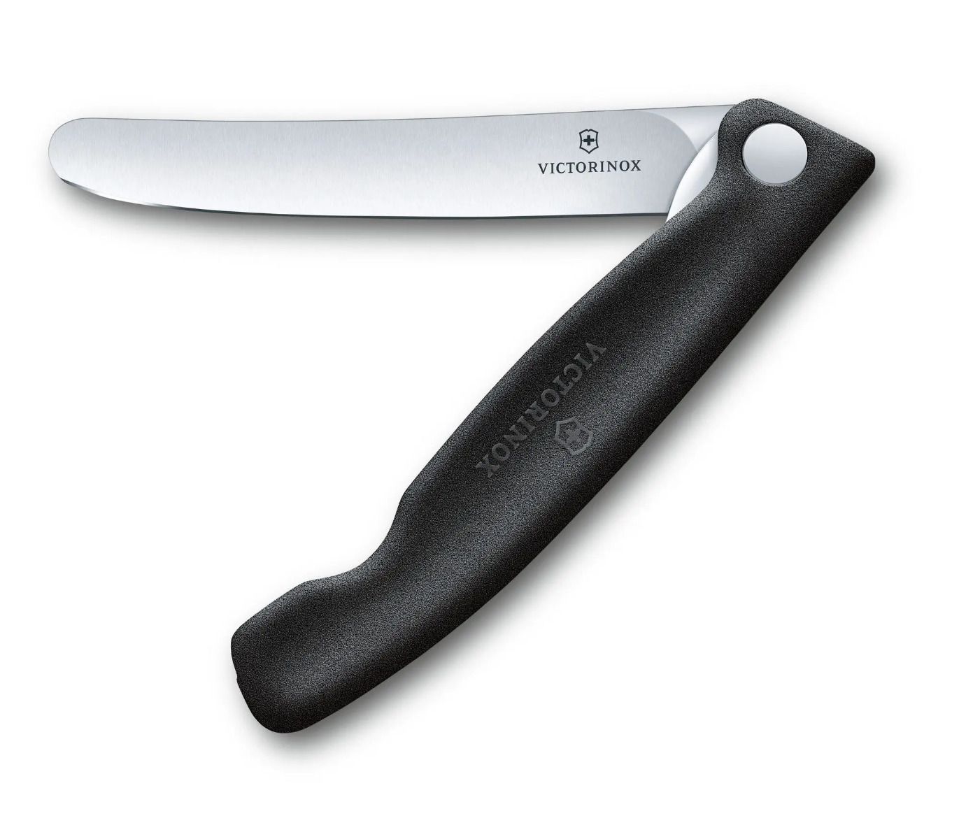 Кухненски сгъваем нож Victorinox Swiss Classic, гладко острие, 11 см, черен