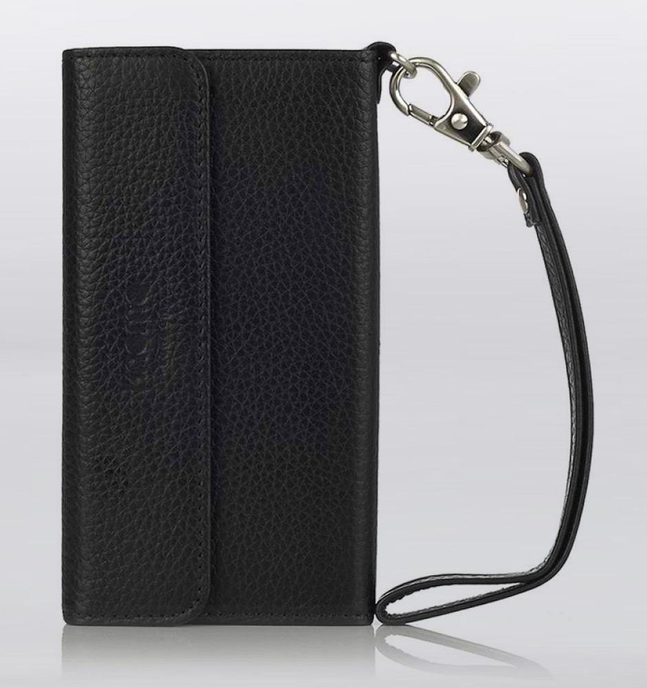 Луксозен кожен калъф тип портфейл за iPhone 5, iPhone 5S, iPhone SE - Knomo Leather Folio Wristlet (черен) | JAR Computers Луксозен кожен калъф тип портфейл за iPhone 5, iPhone 5S, iPhone SE - Knomo Leather Folio Wristlet (черен)