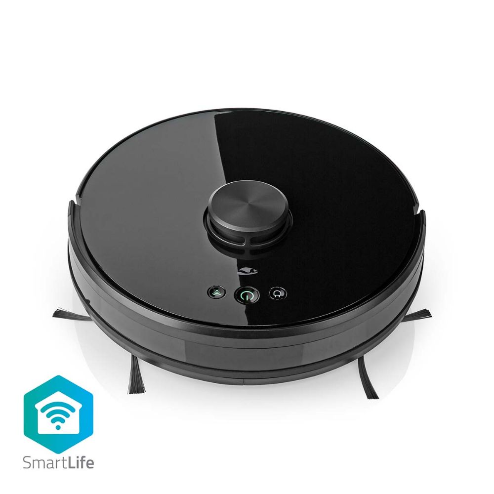 Nedis Vacuum Cleaning & Mopping Robot with Mapping and Wi-Fi Black (WIFIVCL001CBK) (NEDWIFIVCL001CBK) | JAR Computers Nedis Vacuum Cleaning & Mopping Robot with Mapping and Wi-Fi Black (WIFIVCL001CBK) (NEDWIFIVCL001CBK)