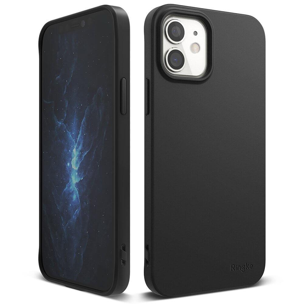 Силиконов (TPU) калъф за iPhone 12 mini - Ringke Air S Case (черен) | JAR Computers Силиконов (TPU) калъф за iPhone 12 mini - Ringke Air S Case (черен)