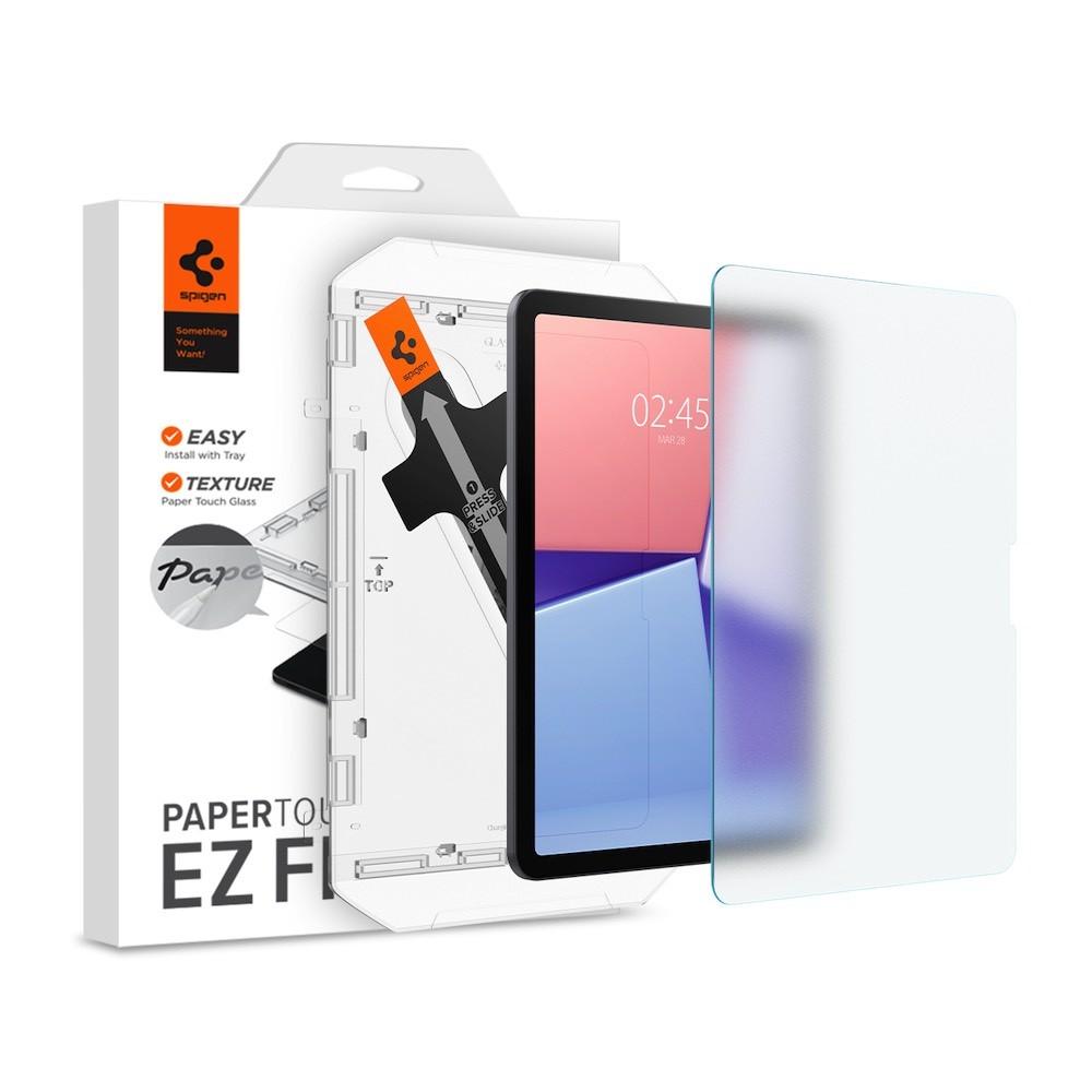 Spigen Paper Touch Tempered Glass EZ Fit - стъклено защитно покритие, подходящо за рисуване за дисплея на iPad Air 11 (2024) (матово)