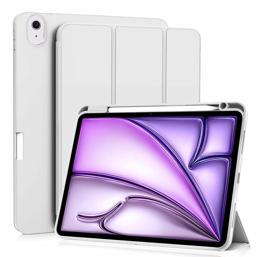 Techsuit Flex Trifold Case - термополиуретанов (TPU) кейс и поставка за iPad Air 11 (2024) (сив)