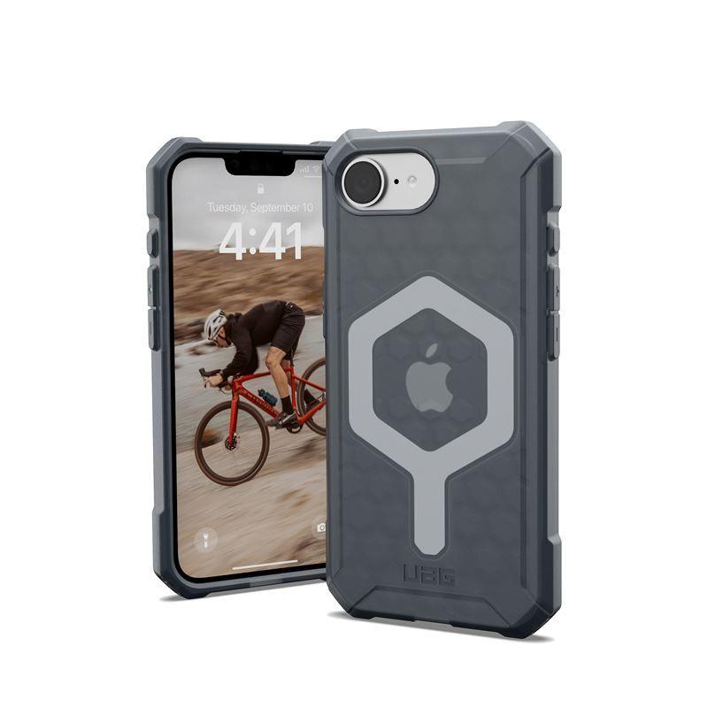 Удароустойчив силиконов калъф с MagSafe за iPhone 17e, iPhone 16e - UAG Essential Armor Magsafe Case (сив) | JAR Computers Удароустойчив силиконов калъф с MagSafe за iPhone 17e, iPhone 16e - UAG Essential Armor Magsafe Case (сив)