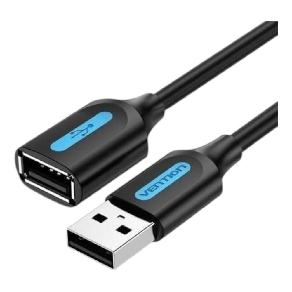 VENTION USB 2.0 A Male to A Female Extension Cable 5M black PVC Type (CBIBJ) (VENCBIBJ) | JAR Computers VENTION USB 2.0 A Male to A Female Extension Cable 5M black PVC Type (CBIBJ) (VENCBIBJ)