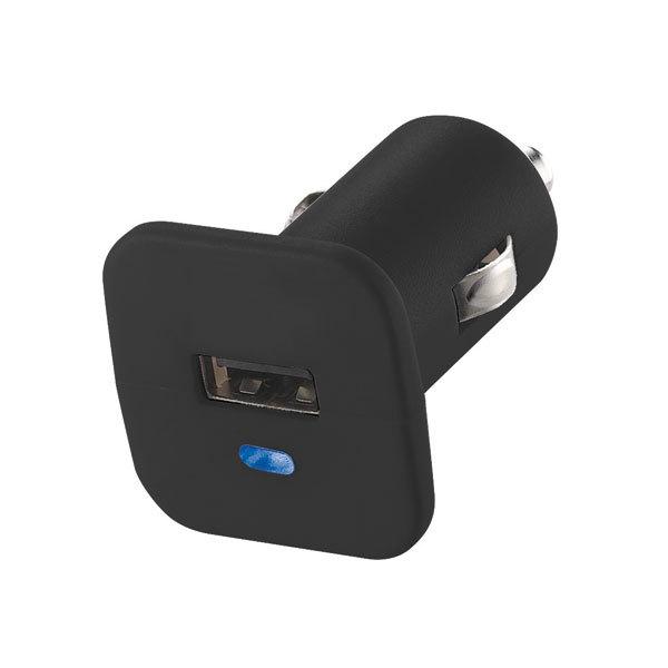 Vivanco 35589 USB зарядно устройство за автомобил 2,1А с Micro USB кабел 1 метър | JAR Computers Vivanco 35589 USB зарядно устройство за автомобил 2,1А с Micro USB кабел 1 метър