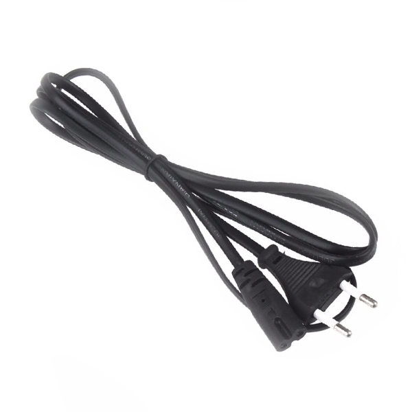 Захранващ Кабел - 2 пина ( AC Cord 2 Prong ) | JAR Computers Захранващ Кабел - 2 пина ( AC Cord 2 Prong )