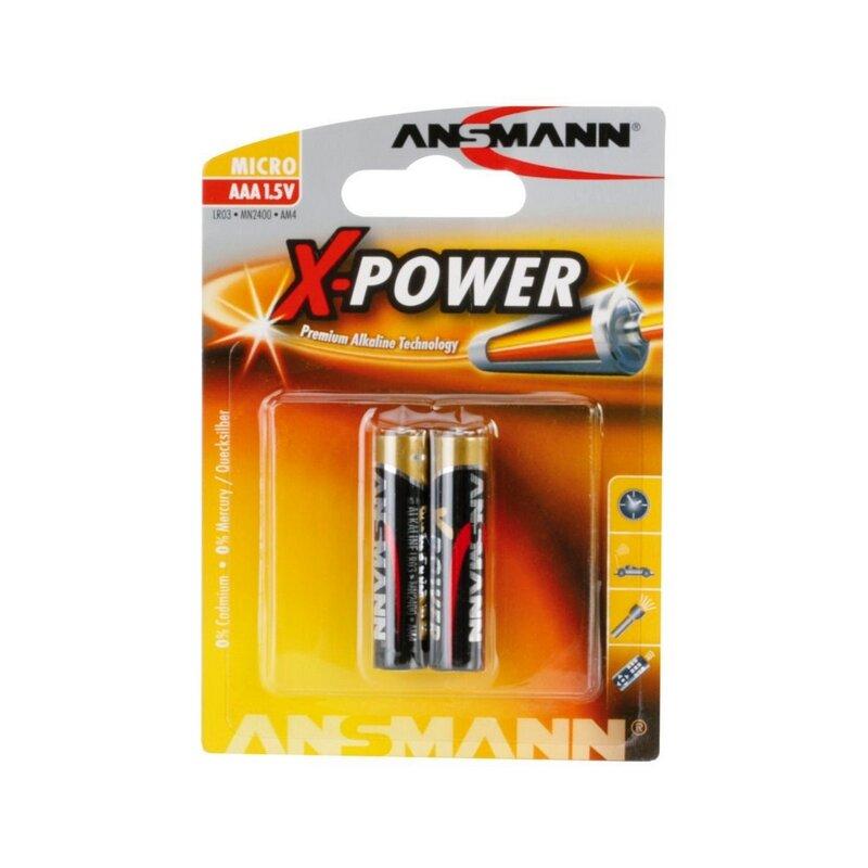 Батерия Ansmann LR03 X-POWER 2B 5015603 | JAR Computers Батерия Ansmann LR03 X-POWER 2B 5015603