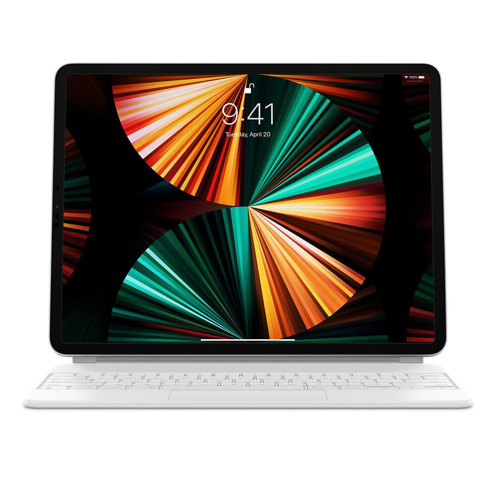 Безжична клавиатура за iPad Pro 12.9 M1 (2021), iPad Pro 12.9 (2020), iPad Pro 12.9 (2018) - Apple Magic Keyboard BG (бял) | JAR Computers Безжична клавиатура за iPad Pro 12.9 M1 (2021), iPad Pro 12.9 (2020), iPad Pro 12.9 (2018) - Apple Magic Keyboard BG (бял)