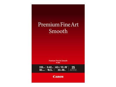 CANON FA-SM1 A3+ Fine Art Paper 310 g/m2 25 sheets | JAR Computers CANON FA-SM1 A3+ Fine Art Paper 310 g/m2 25 sheets