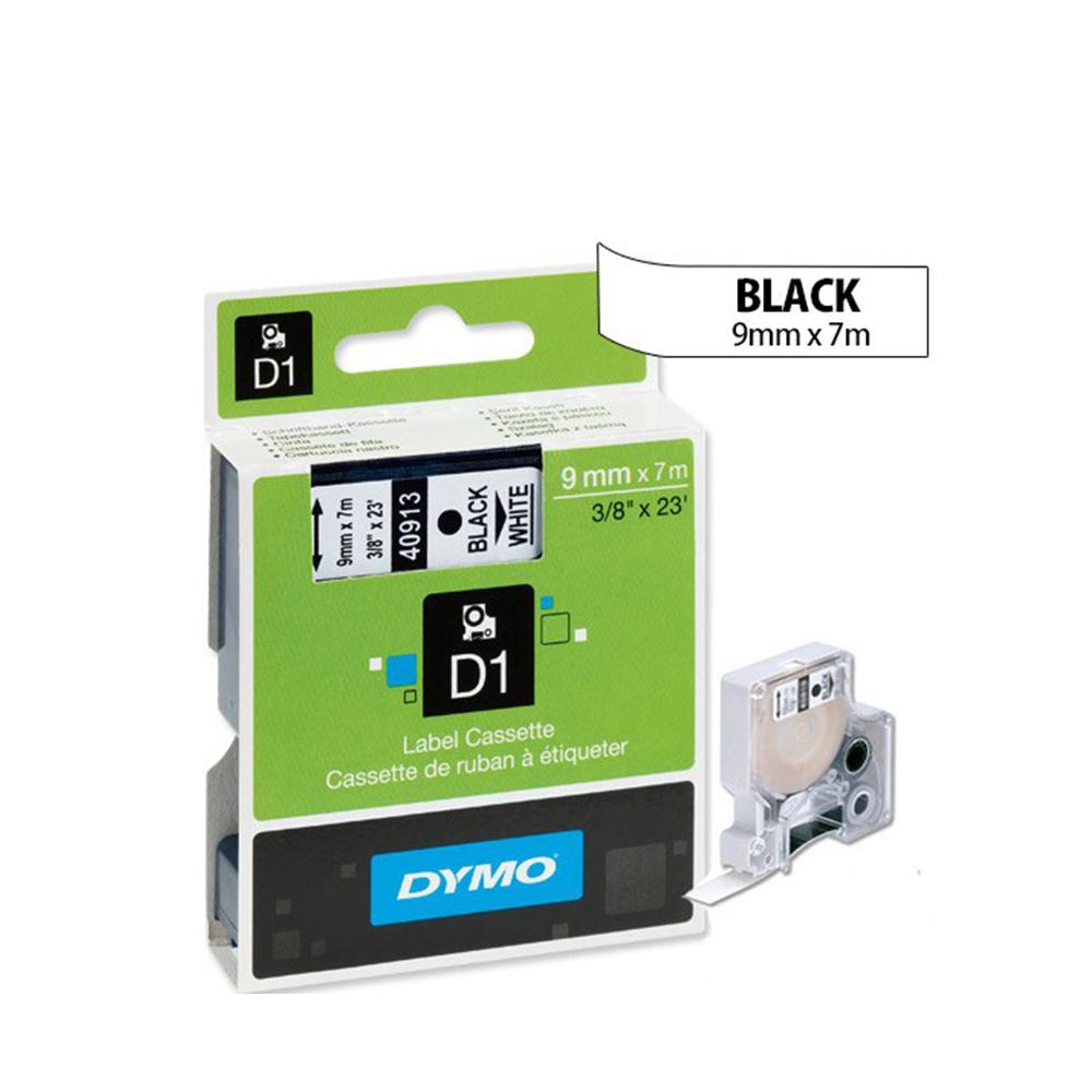 DYMO D1 40913 TAPE 9mmx7m BLACK ON WHITE (DYMO40913)