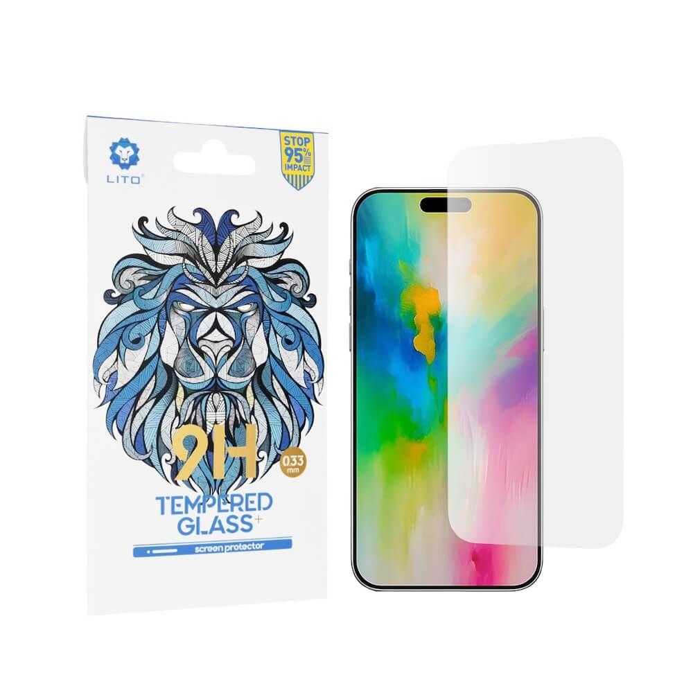 Калено стъклено защитно покритие за дисплея на Apple iPhone 16 Pro - Lito Classic Tempered Glass Screen Protector 2.5D (прозрачен) | JAR Computers Калено стъклено защитно покритие за дисплея на Apple iPhone 16 Pro - Lito Classic Tempered Glass Screen Protector 2.5D (прозрачен)