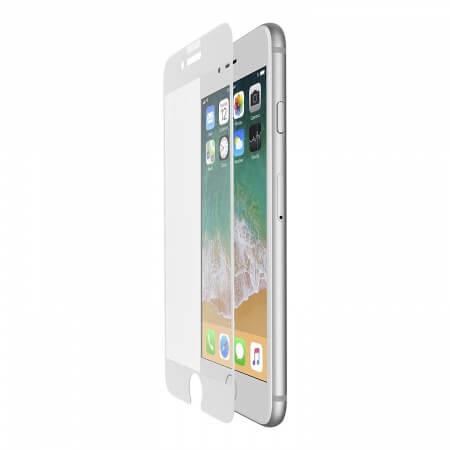 Калено стъклено защитно покритие за дисплея на iPhone 8, iPhone 7, iPhone 6S, iPhone 6 - Belkin TCP 2.0 Tempered Edge to Edge Glass (бял-прозрачен) | JAR Computers Калено стъклено защитно покритие за дисплея на iPhone 8, iPhone 7, iPhone 6S, iPhone 6 - Belkin TCP 2.0 Tempered Edge to Edge Glass (бял-прозрачен)