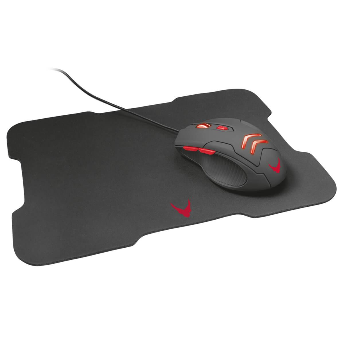 Комплект геймърска мишка и пад - Varr Gaming Mouse Set (черен) | JAR Computers Комплект геймърска мишка и пад - Varr Gaming Mouse Set (черен)