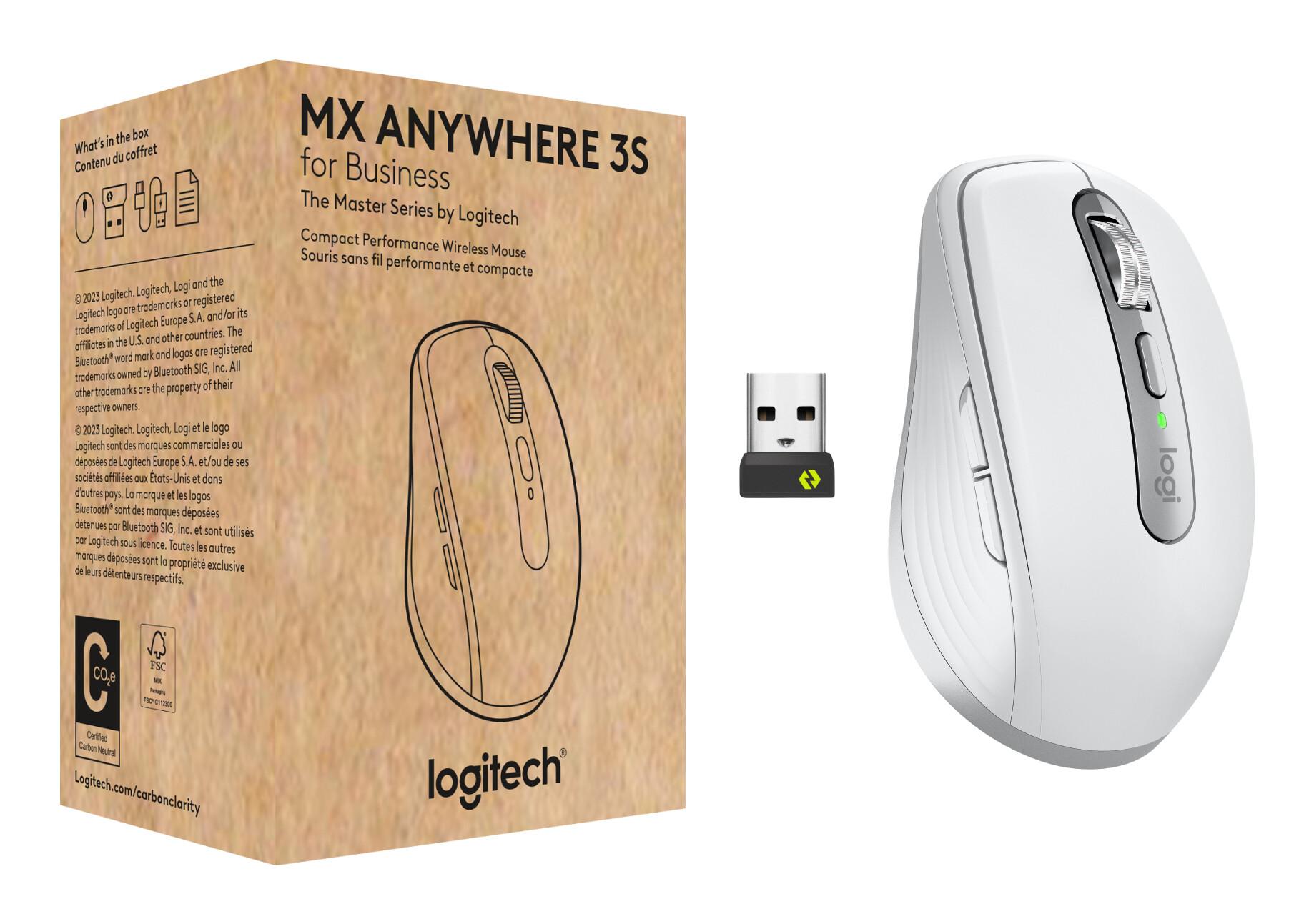 Logitech MX Anywhere 3S for Business мишка Офис Дясна ръка RF Wireless + Bluetooth Лазер 8000 DPI